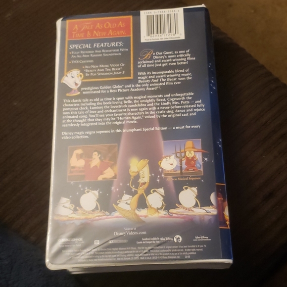 Beauty and the Beast Special Edition VHS - Picture 3 of 4